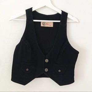 GAP 1969 Jeans Limited Edition Black Vest Sz M